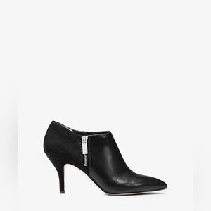 Michael Michael Kors Clara Suede and Leather Ankle Boot Size 4M